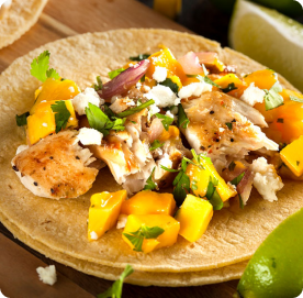 Fillet Of Snapper Fish Tacos